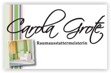 Raumausstatter Niedersachsen: Raumausstattermeisterin Carola Grote-Sticka